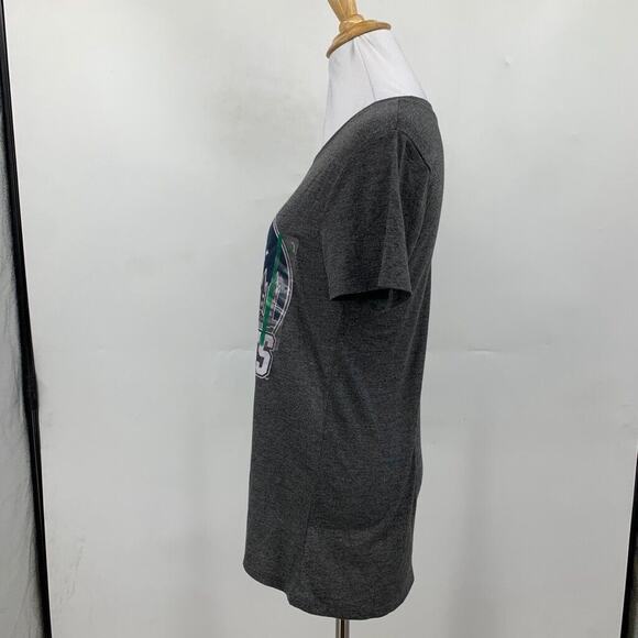 Harry Potter T Shirt Womens M Medium Gray Hogwarts Nightscape Short Sleeve Tee - Picture 4 of 9